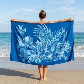 New Design Lava Lava Hand Painted by Balinese Artisans